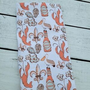 Seafood Tea Towel ~ The Royal Standard ~ Cajun ~ Nautical ~ Pelican ~ Oyster ~